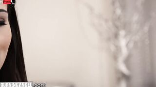 BURNING ANGEL - Adria Rae Has Her Babysitter Audition And It Ends Up In A three Way