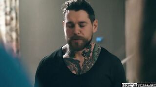 Stepparents see stepdaughter get fucked