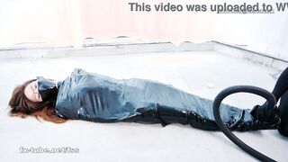 eastern rubber catsuit lady bdsm inside sleeppack