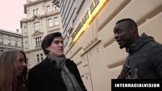 InterracialVision - Bf Eats gf Twat While She Gets bbcs Rammed