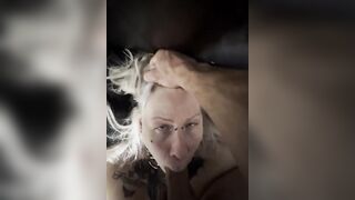 Deepthroating & Fucking a Tiny Tattooed Blonde