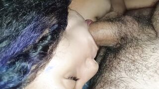 blowing the bastard's cock, I make any cock go kinky into my fleshy mouth inside my whore face