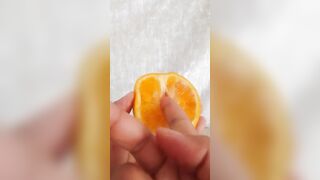 FREAKY STEPMOM HAVING FUN WITH ORANGE