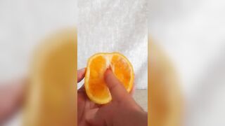 FREAKY STEPMOM HAVING FUN WITH ORANGE
