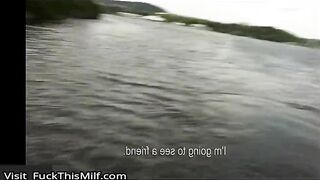 HOT Czech babe is paid cash for public BJ
