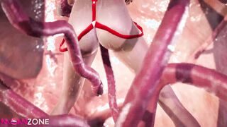 ReadHead 19 Year Old Misty from Pokemon gets roughly pounded by tentacles hentai uncensored