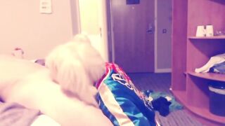 SS Harley Quinn crossdresser, sucks cock and balls part 1