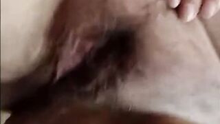 Old German woman gets nude