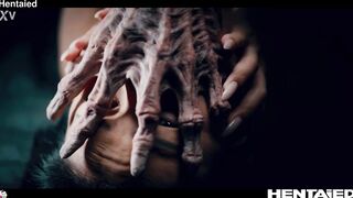 Real Life Anime - Rae Lil Ebony Is pounded her brains out by Alien