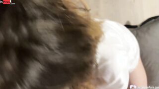 Vulgar slutty Tinder bimbos giving a best oral sex