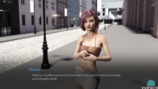 COLLEGE TIED #189 • She loves to play with her toy into outdoor