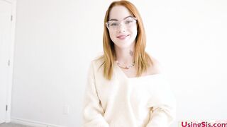 Teen redhead banged by stepbros big cock