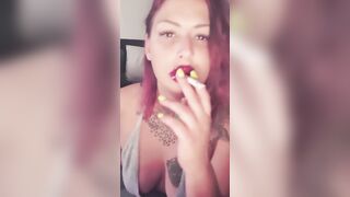 incredible sexy shiny smoking Beauty
