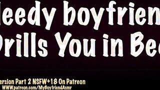 Needy Domina bf loves you allnight| Male moans l Groaning Making Out Spicy Lewd asmr BF Roleplay m4f