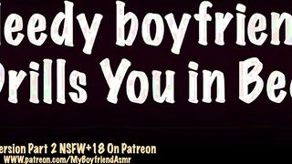 Needy Domina bf loves you allnight| Male moans l Groaning Making Out Spicy Lewd asmr BF Roleplay m4f