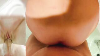 I met my stepsister in the shower and fucked her hard