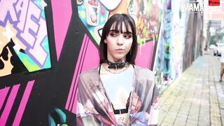 MAMACITAZ - (Molly C., Logan Salamanca) - Dark Haired Goth Nympho 19 year old Yo Needs A Rough Nailed! At Work