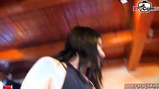 French petite amateur barely legal like her first porn