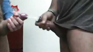 Mecos de dos vergas-Two cock cum - dose