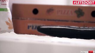 HORNYHOSTEL - (Ginebra Bellucci, Darrell Deeps) - Big African Cock Pizza Boy Fucks His Top Client