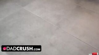 Dad Crush - sexy Blonde 18 Yo Offers A Sloppy Bj