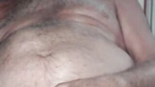 Grandpa is naughty in cam