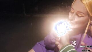 My risky night out inside outdoor (humiliation, outside, piss, risky, prolapse, fisting, spit) - trailer