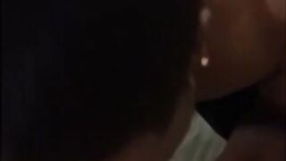 Tatted Black Sucks verbal White Cock