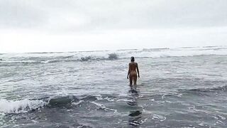 wild beach and wild women