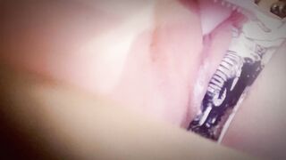 Cumming close up