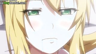 Hentai sexy big tits girlfriend gets creampie