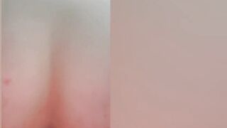 Annet13 jerks off on command. Toy in the anus and cunt