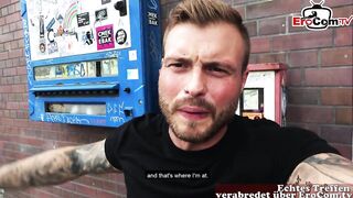 DEUTSCHES SEXTREFFEN - german long jugs tattoo Goddess pick up and fucked