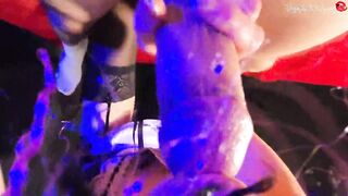 Maid Passionate Sucking Dick Chief after Cleaning - point of watch