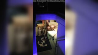 Smoking blonde screams as she gets dicked by big black cock