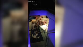 Smoking blonde screams as she gets dicked by big black cock