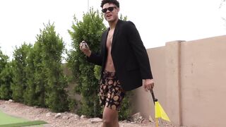 Very Popular Cock Jock Let's Hottie Blonde Try Anal Sex Toys