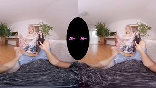 18VR Slutty Seductive Stepsister Eyla Moore Cheats On Her BF With You