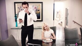 Dad got lucky with teens stepdaughters babe friend Jessa Rhodes