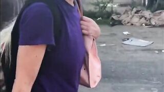 White whore picked up and banged!.