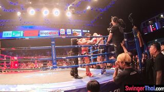Muay Thai fight and sex at home after