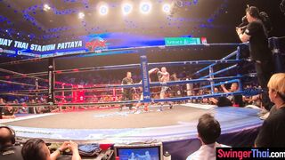 Muay Thai fight and sex at home after