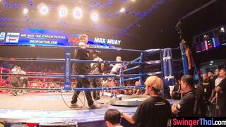 Muay Thai fight and sex at home after