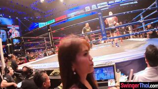 Muay Thai fight and sex at home after