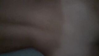 Lovers testing double penetration machine