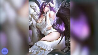 Albedo [Overlord] gets her nudes leaked - Hentai  HQ Picture Set Gallery