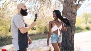 MAMACITAZ - (Boni Brown, Max Cortés) - Slim Ebony Colombiana Hardcore Outdoors Fuck