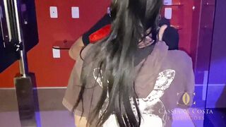 Cassiana Costa and Lady Ebony, having fun at Christmas, look what happened...