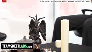 TeamSkeet - Lucky Stud Rough Nailed Long Tit Goth Hoe Into Leather And Makes Her Moan Load Out Of Pleasure