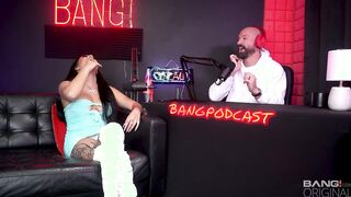 Busty Pornstar Gets A Creampie On The Bang Podcast